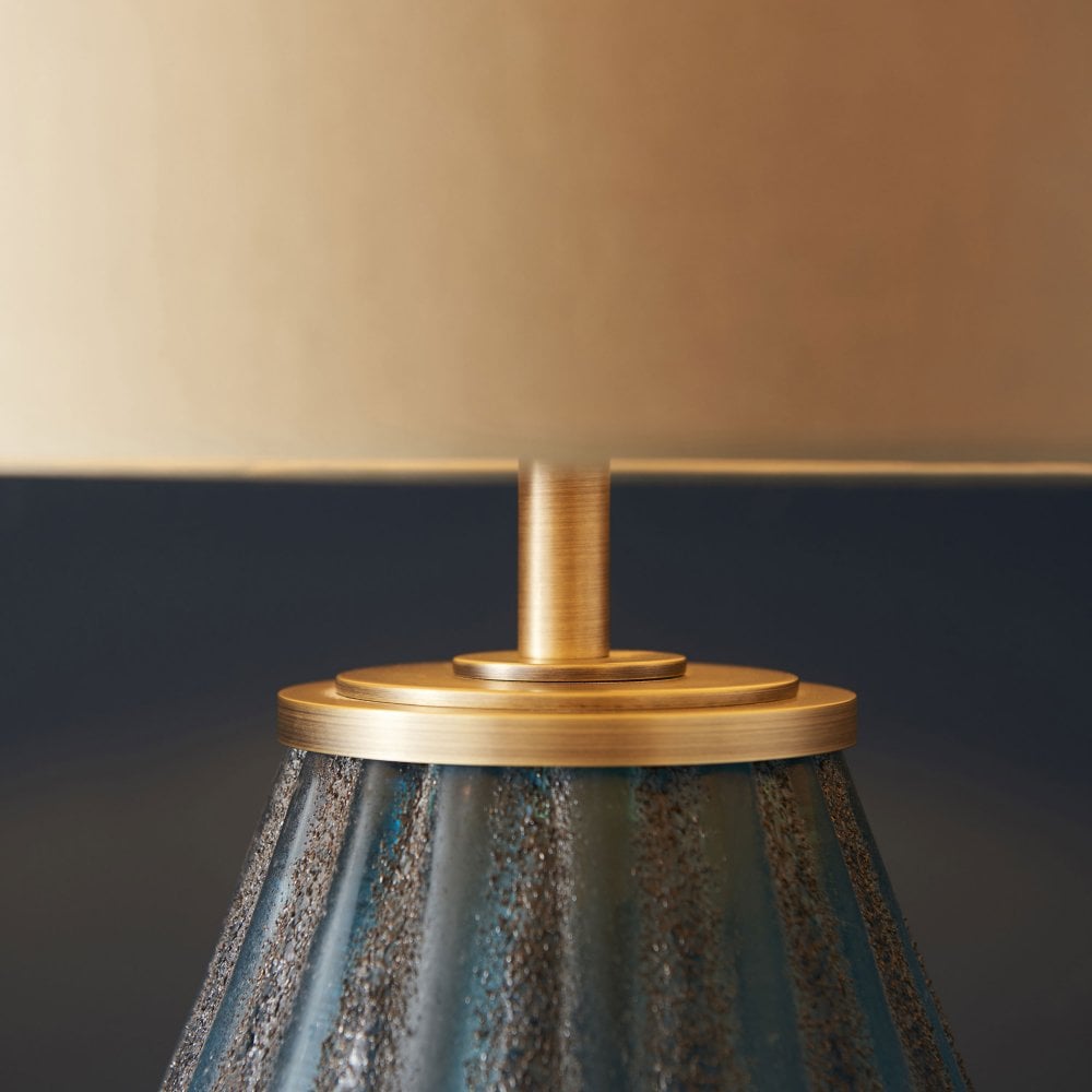 Mercier Table Lamp with Gold Satin Shade