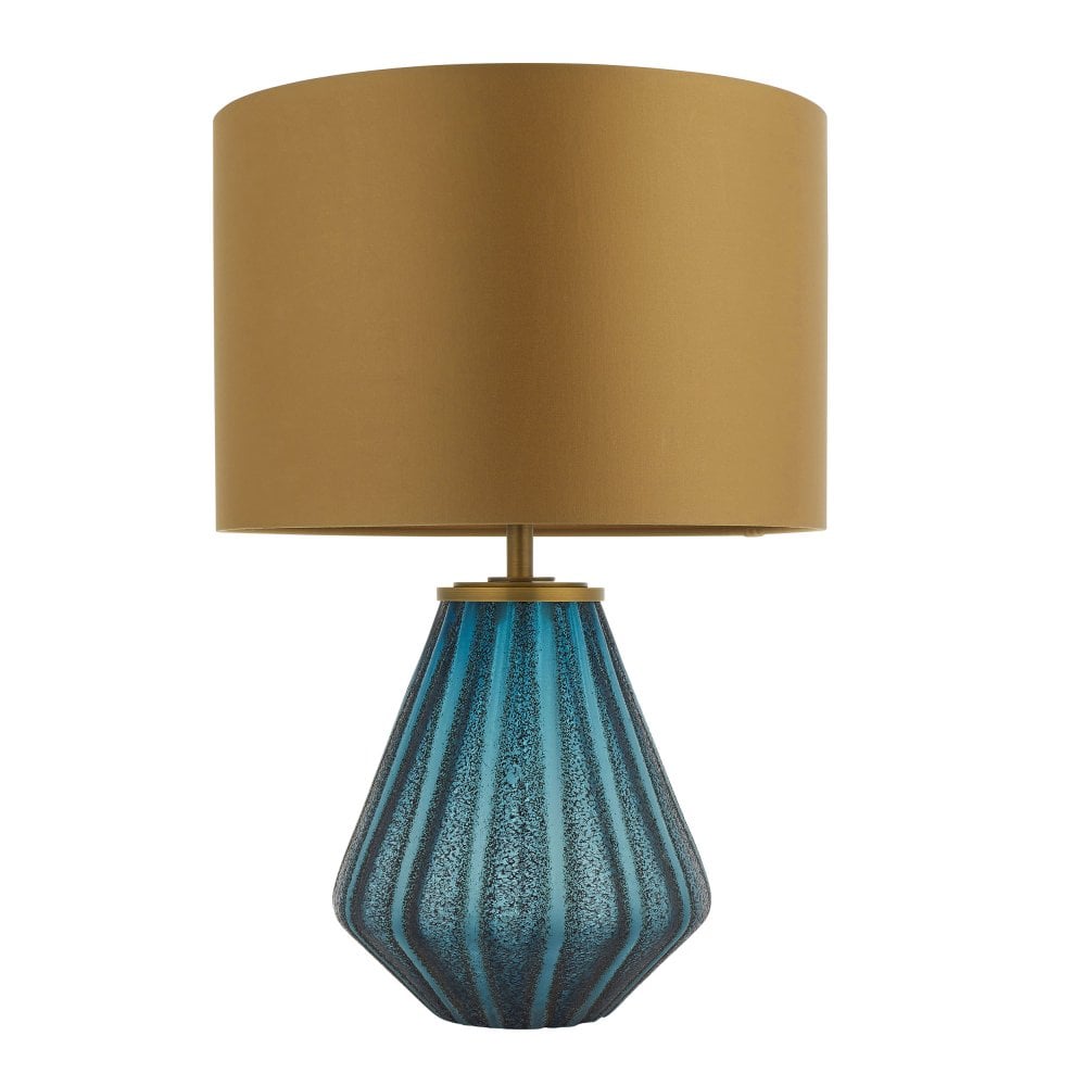 Mercier Table Lamp with Gold Satin Shade