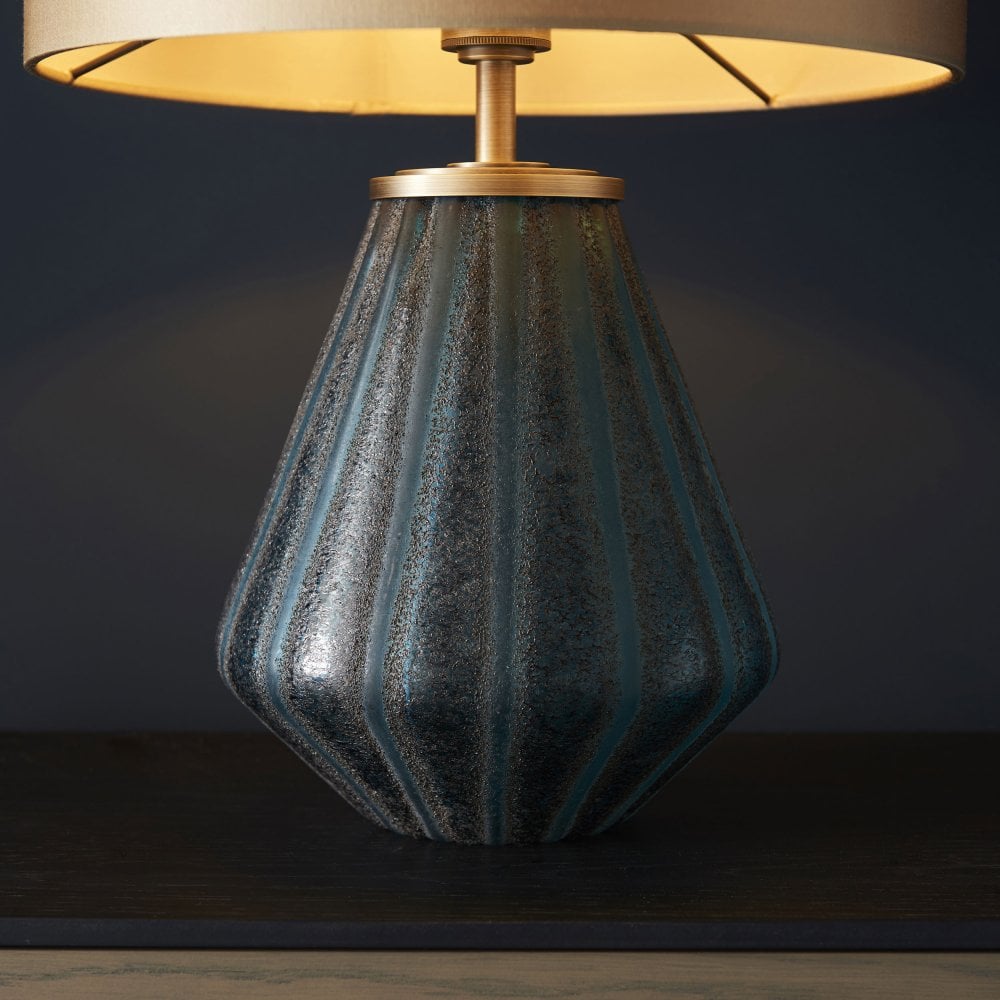 Mercier Table Lamp with Gold Satin Shade