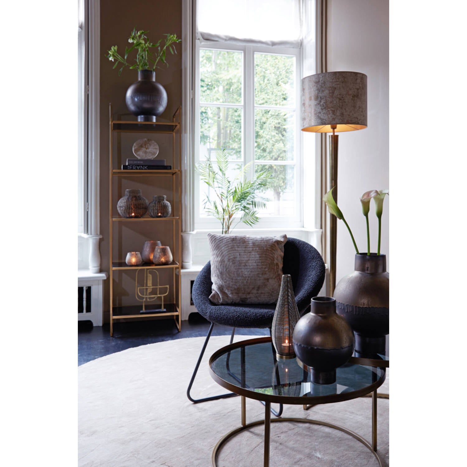 Vixen Floor Lamp - Antique Bronze Finish