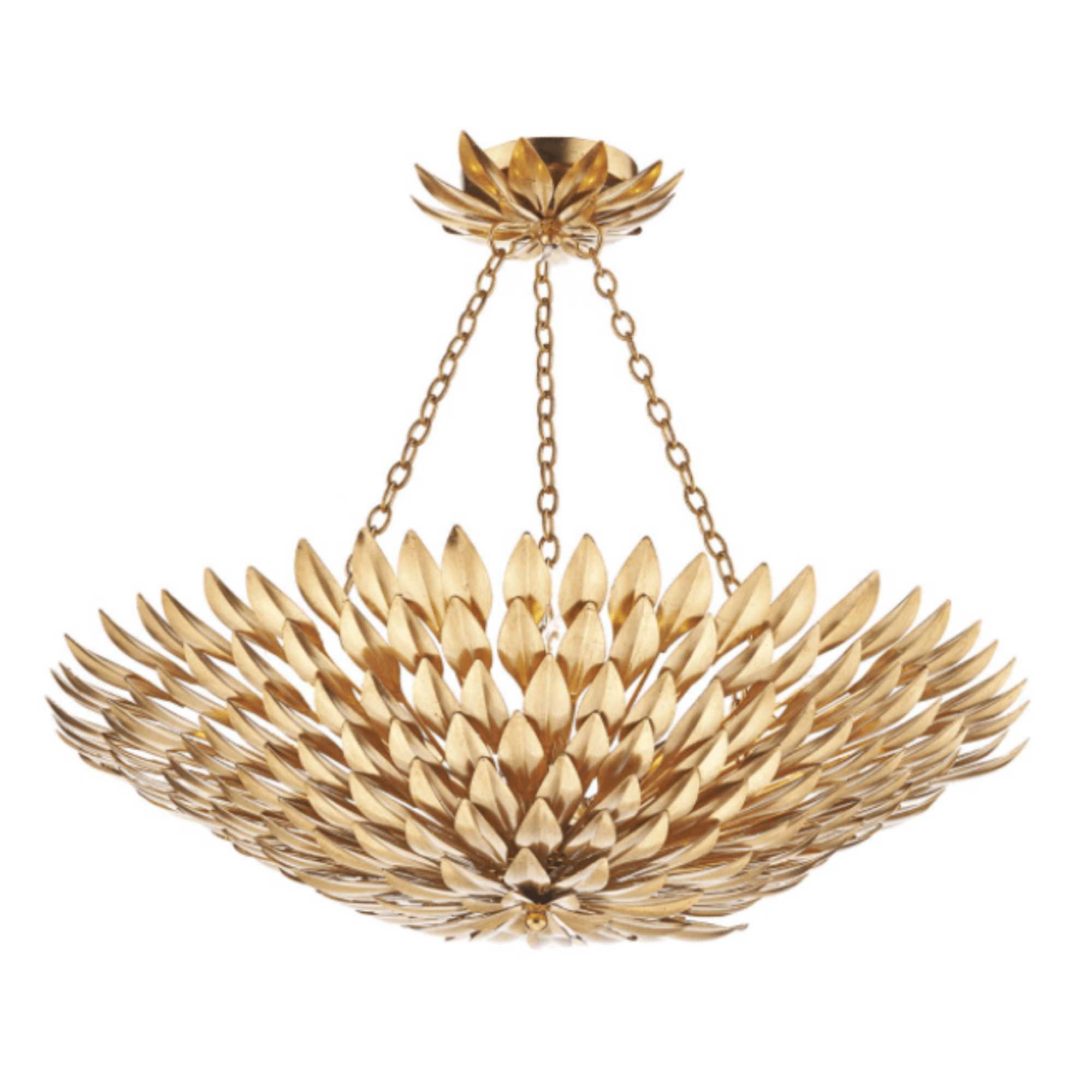 Dar Volcano 5 Light Pendant Gold - Cusack Lighting