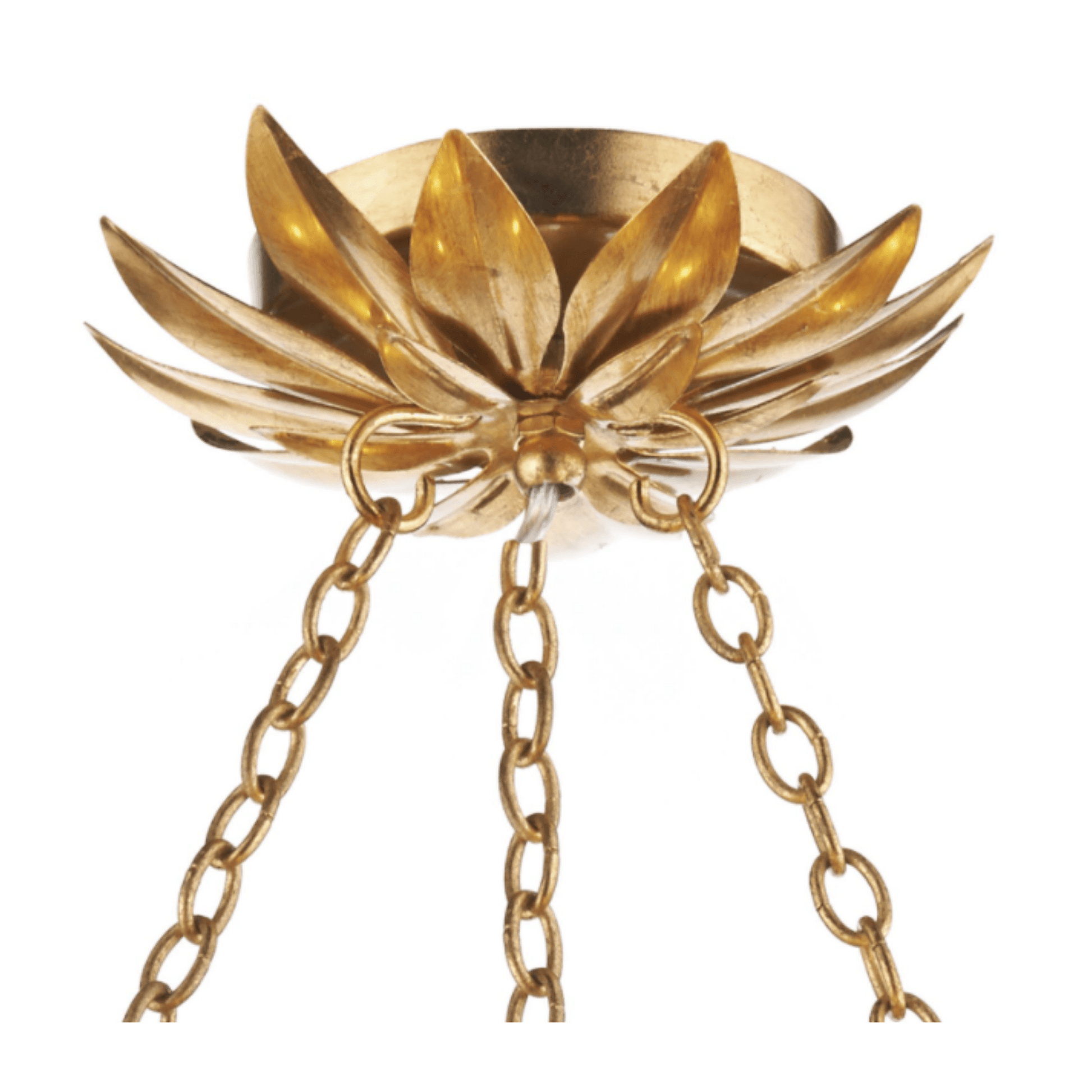 Dar Volcano 5 Light Pendant Gold - Cusack Lighting