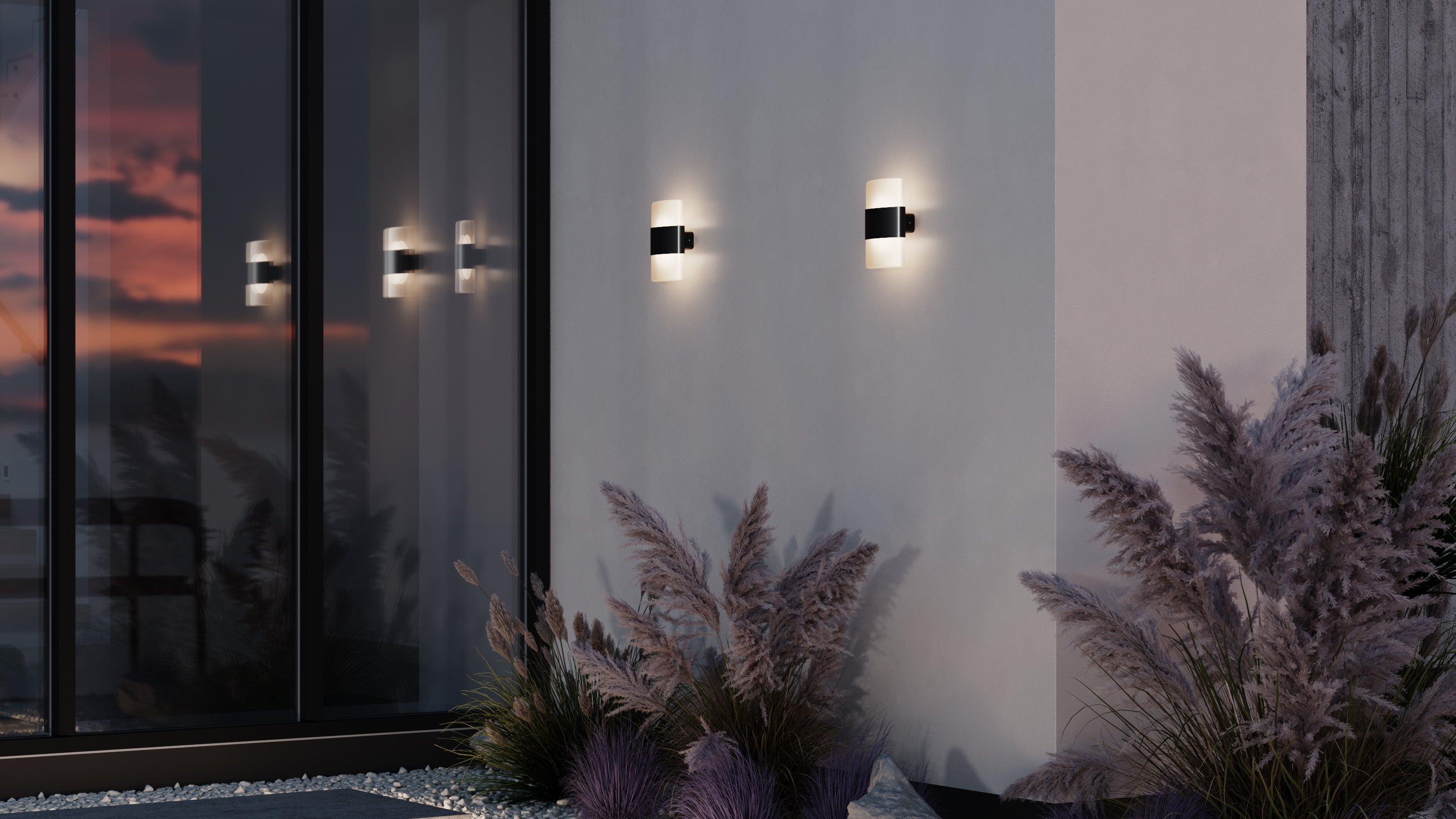 Rom IP54 Wall Light- Small/ Large