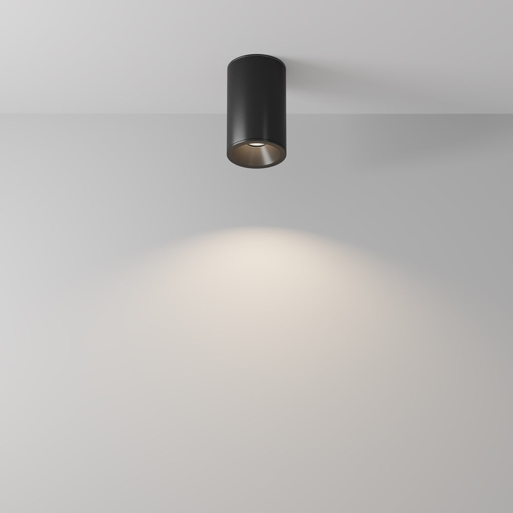 Zoom Round Flush Spotlight IP65 - White/Black
