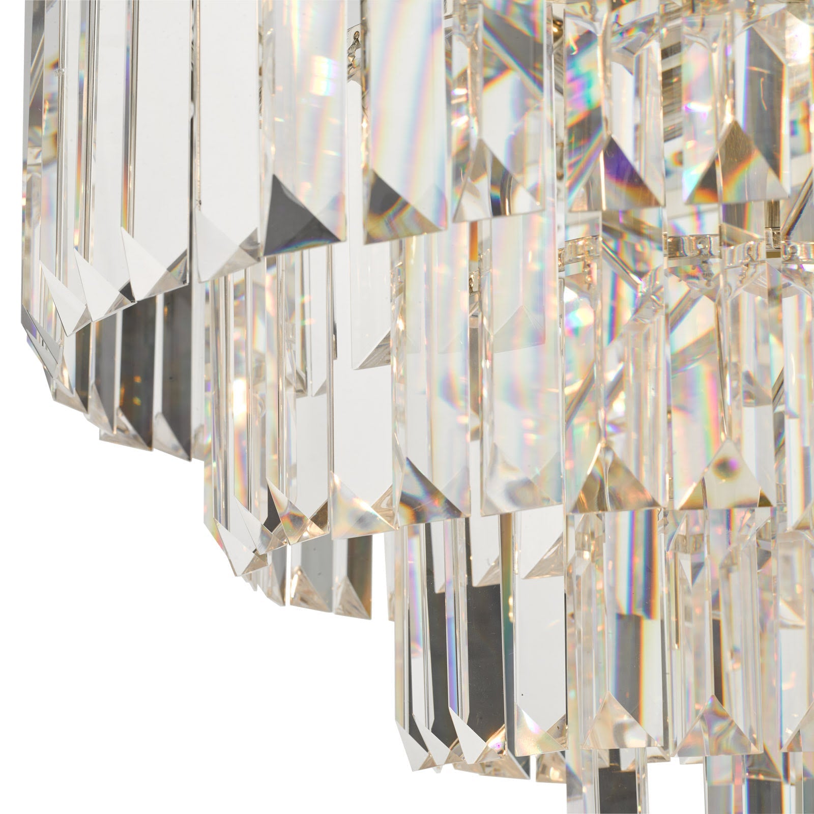 Vyana 4 Light Crystal Ceiling Light - Various Finishes