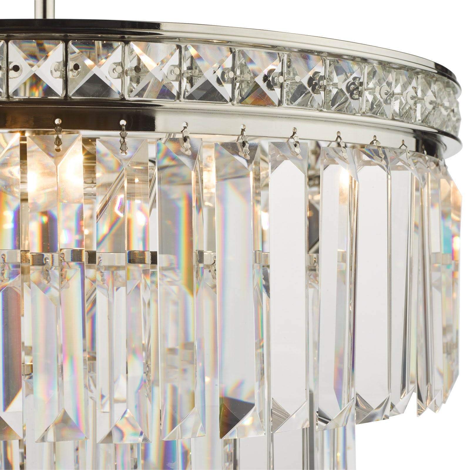 Vyana 4 Light Crystal Ceiling Light - Various Finishes