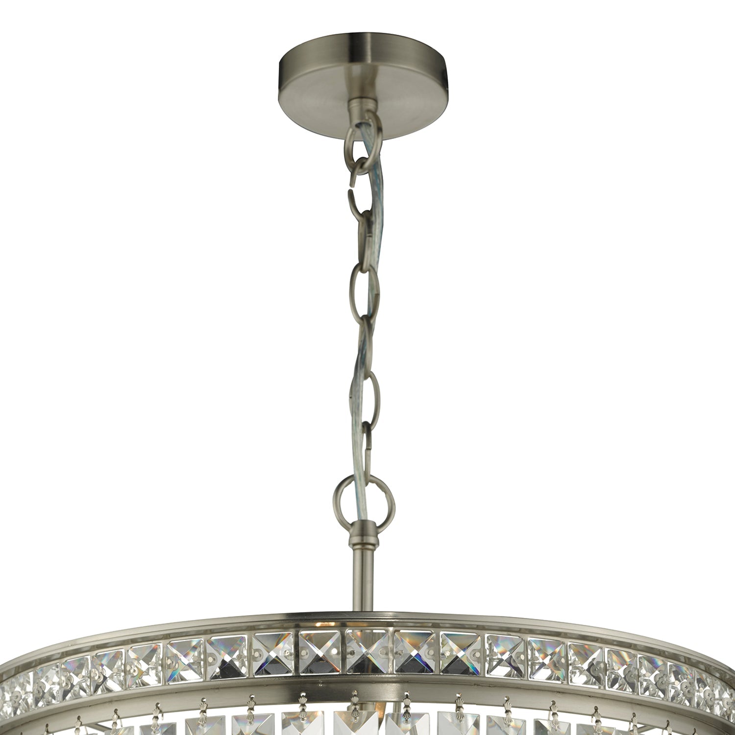 Vyana 4 Light Crystal Ceiling Light - Various Finishes