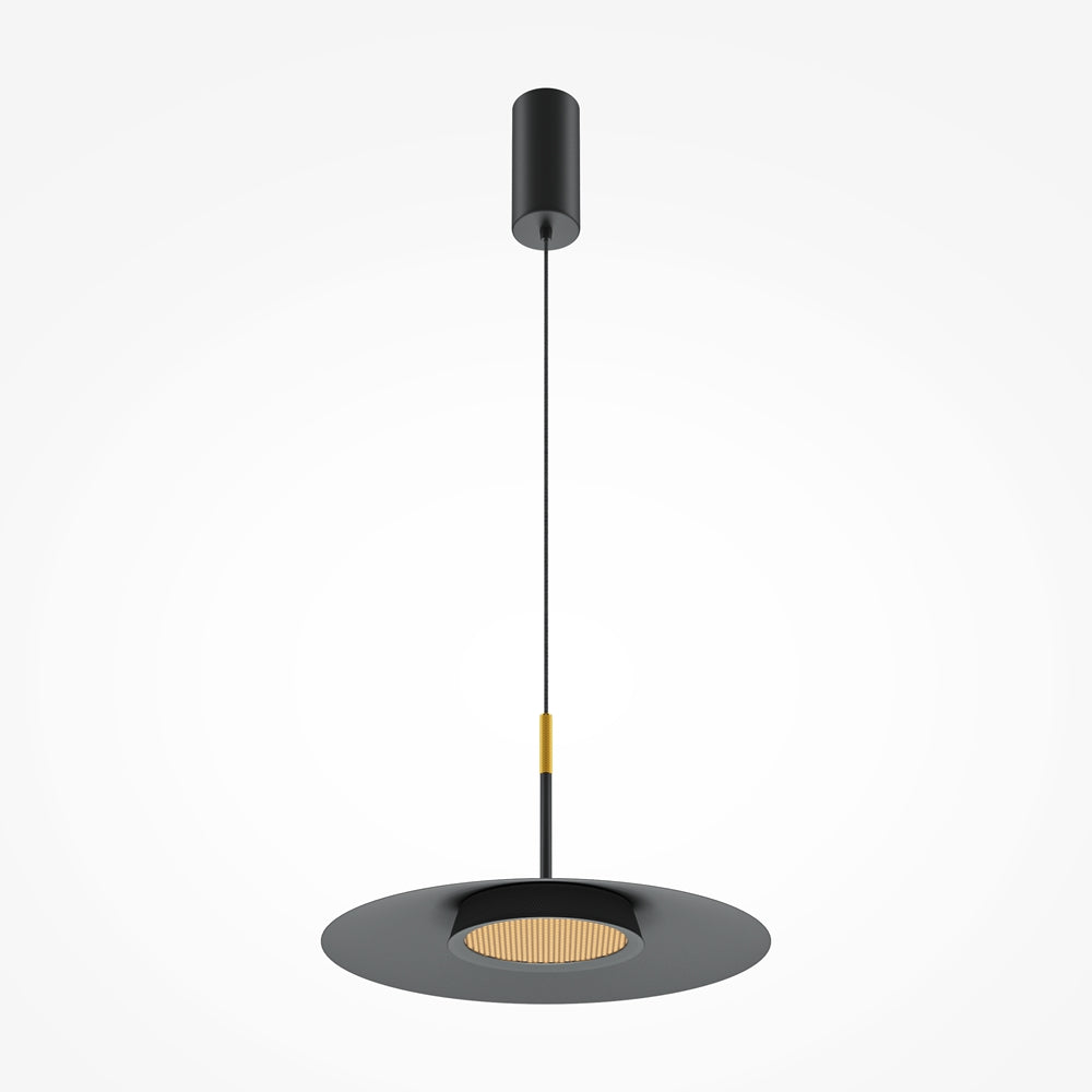 El Plate Pendant lamp- Black/ White Finishes