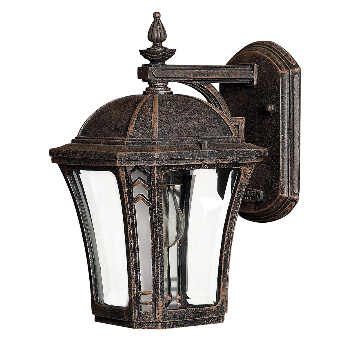 Wabash Small Wall Lantern - Mocha Finish
