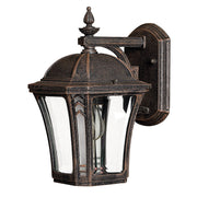 Wabash Small Wall Lantern - Mocha Finish