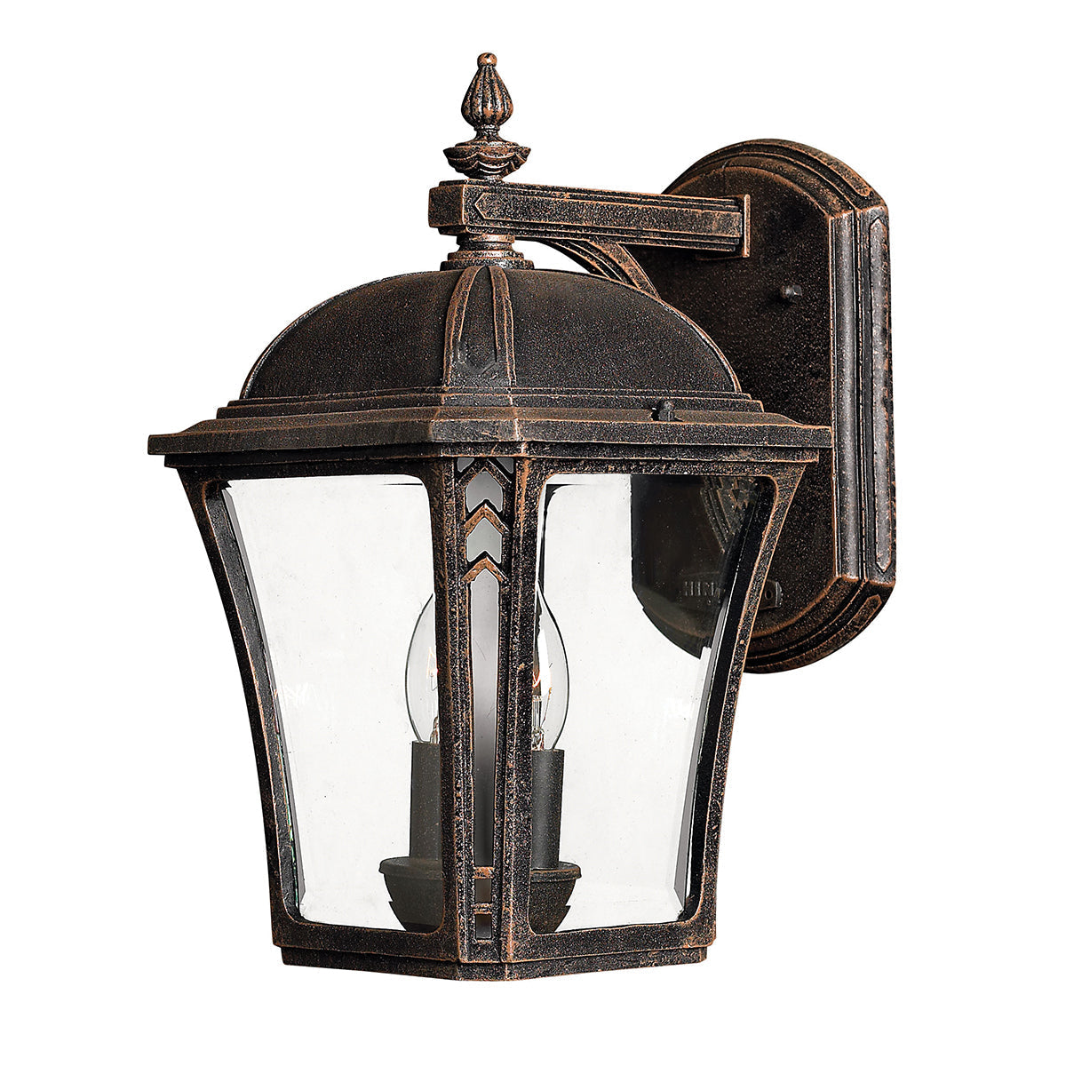 Wabash Medium Wall Lantern - Mocha Finish