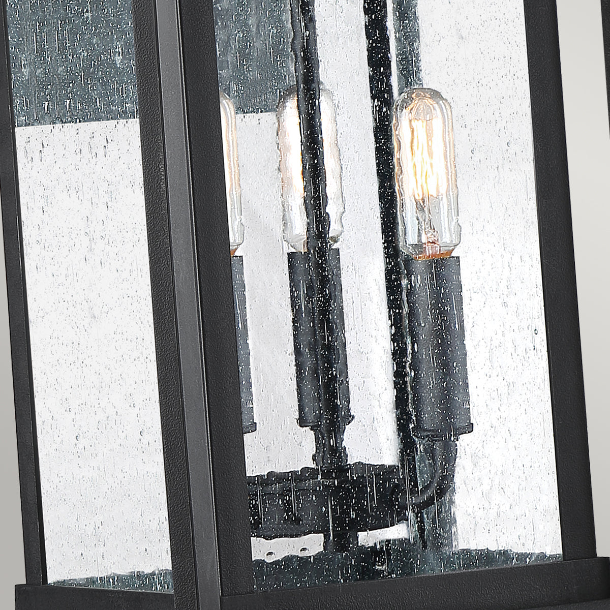 Wakefield Large Wall Lantern - Earth Black Finish