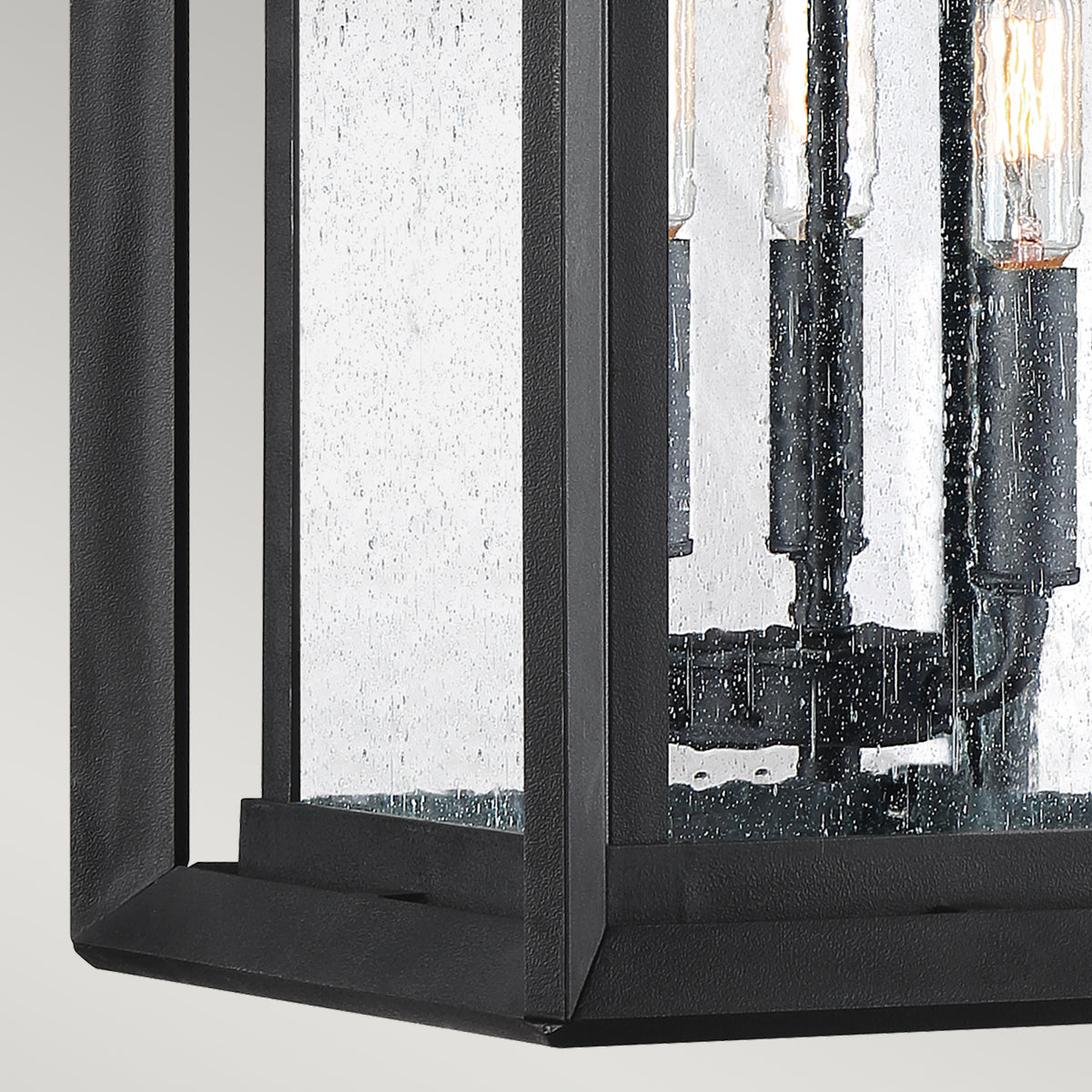 Wakefield Large Wall Lantern - Earth Black Finish