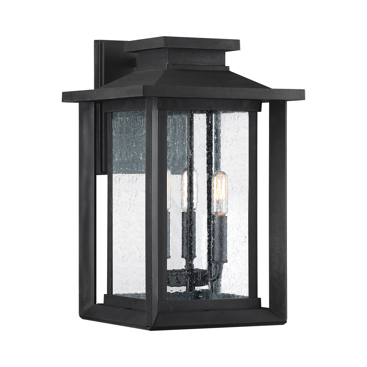Wakefield Large Wall Lantern - Earth Black Finish
