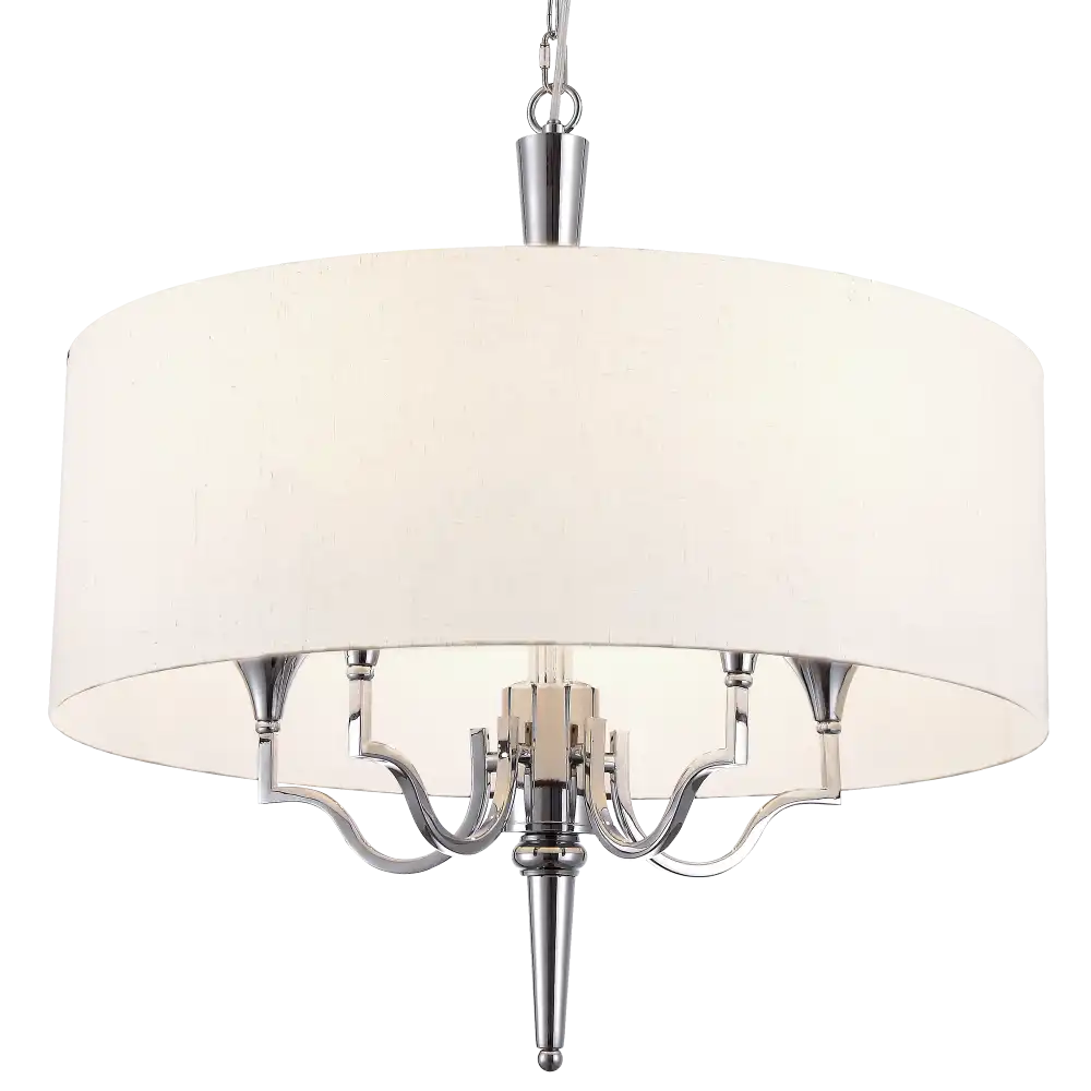 Washington Centre Ceiling Light Nickel Finish 4lt