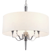 Washington Centre Ceiling Light Nickel Finish 4lt