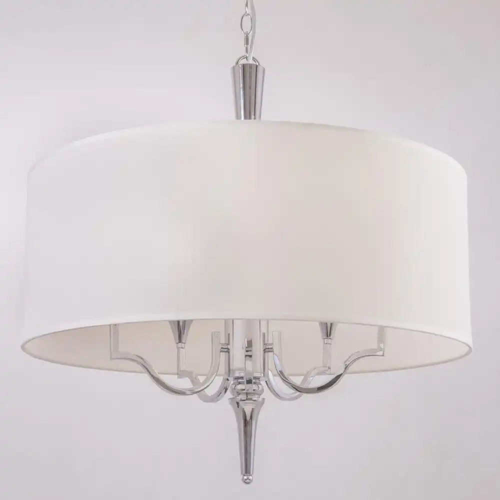 Washington Centre Ceiling Light Nickel Finish 4lt
