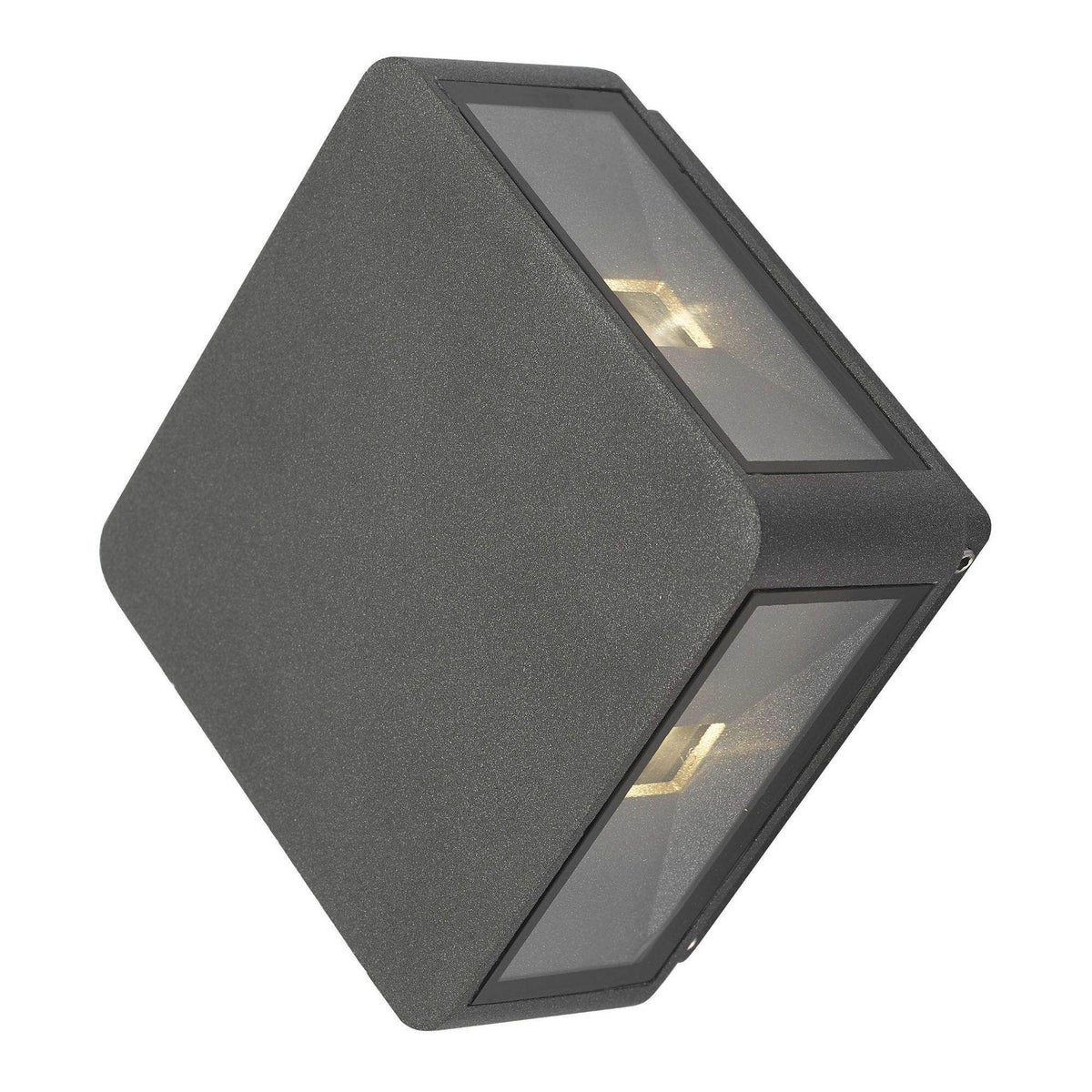 Dar Weiss 4 Light Wall Light Square Anthracite IP65 LED - Cusack Lighting