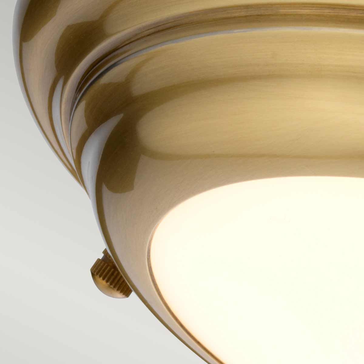 Welland 1 Light Mini LED IP54 – Polished Chrome / Polished Brass / Aged Brass