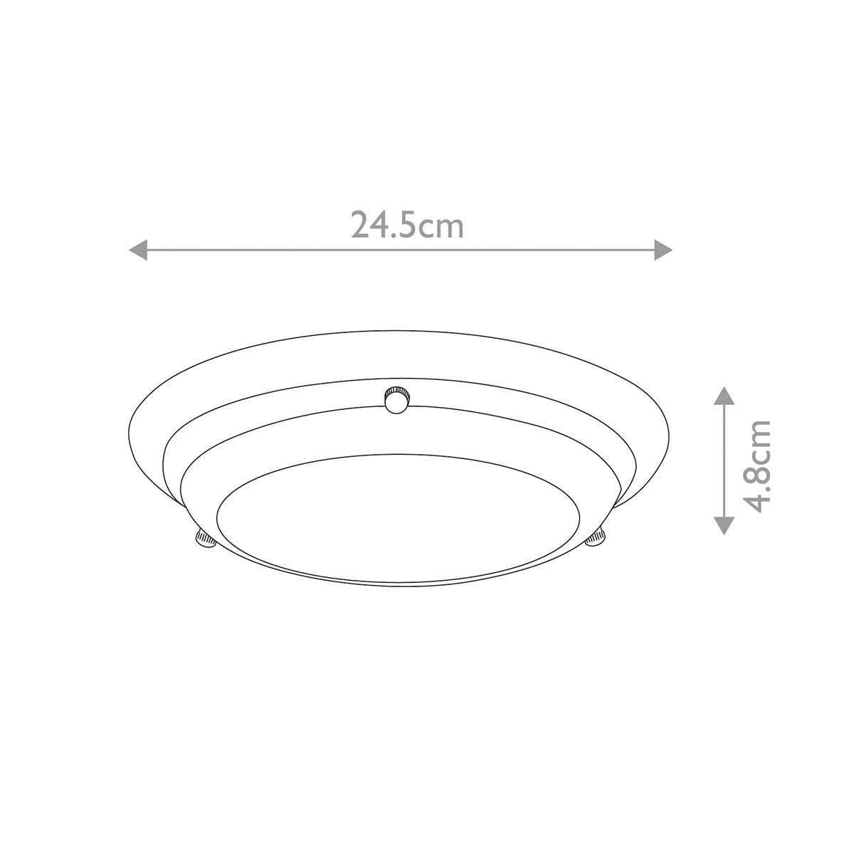 Welland 1 Light Mini LED IP54 – Polished Chrome / Polished Brass / Aged Brass