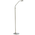 Dar Wellington Floor Lamp Antique Brass LED - Cusack Lighting