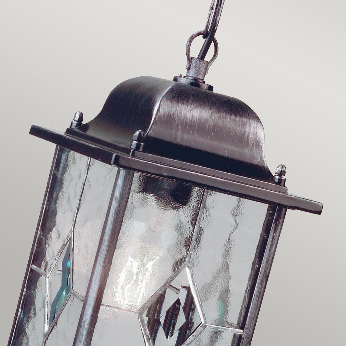 Wexford Chain Lantern – Black Finish