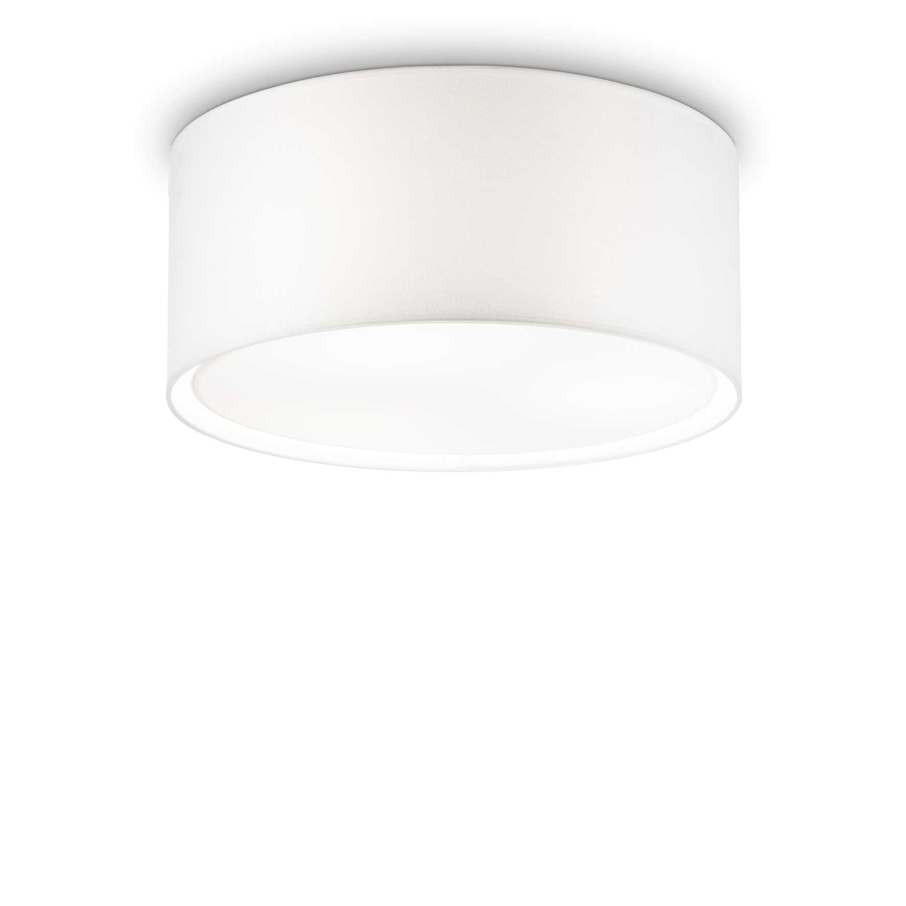 Wheel Flush Ceiling Light Fitting - White Finish - Cusack Lighting