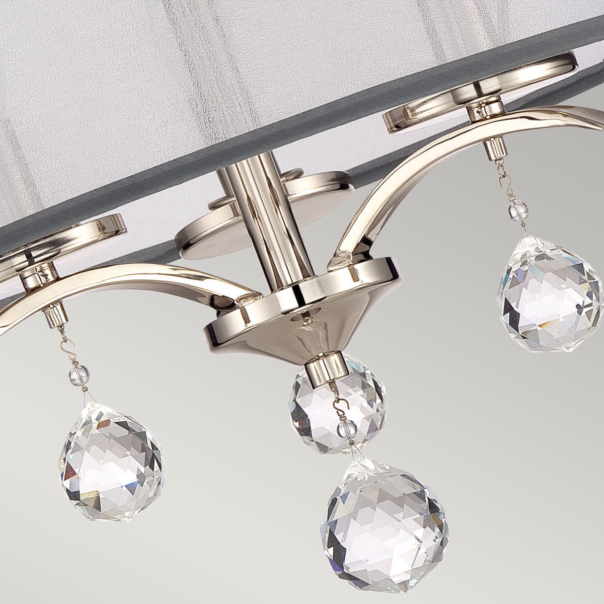 Whitney 3L Semi Flush Ceiling Light – Imperial Silver Finish