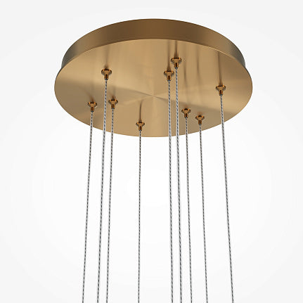 Pendant Lamp Light Stick- Brass/ Black Finish