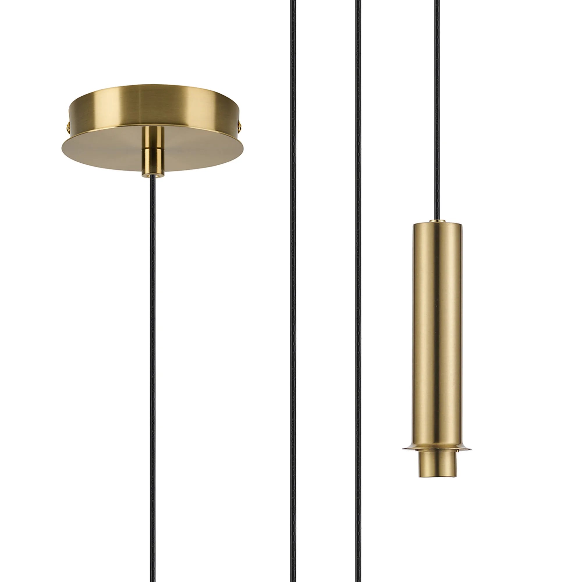 Wick 1.7m/5m Single Pendant G9 Suspension Kit- Various Finishes