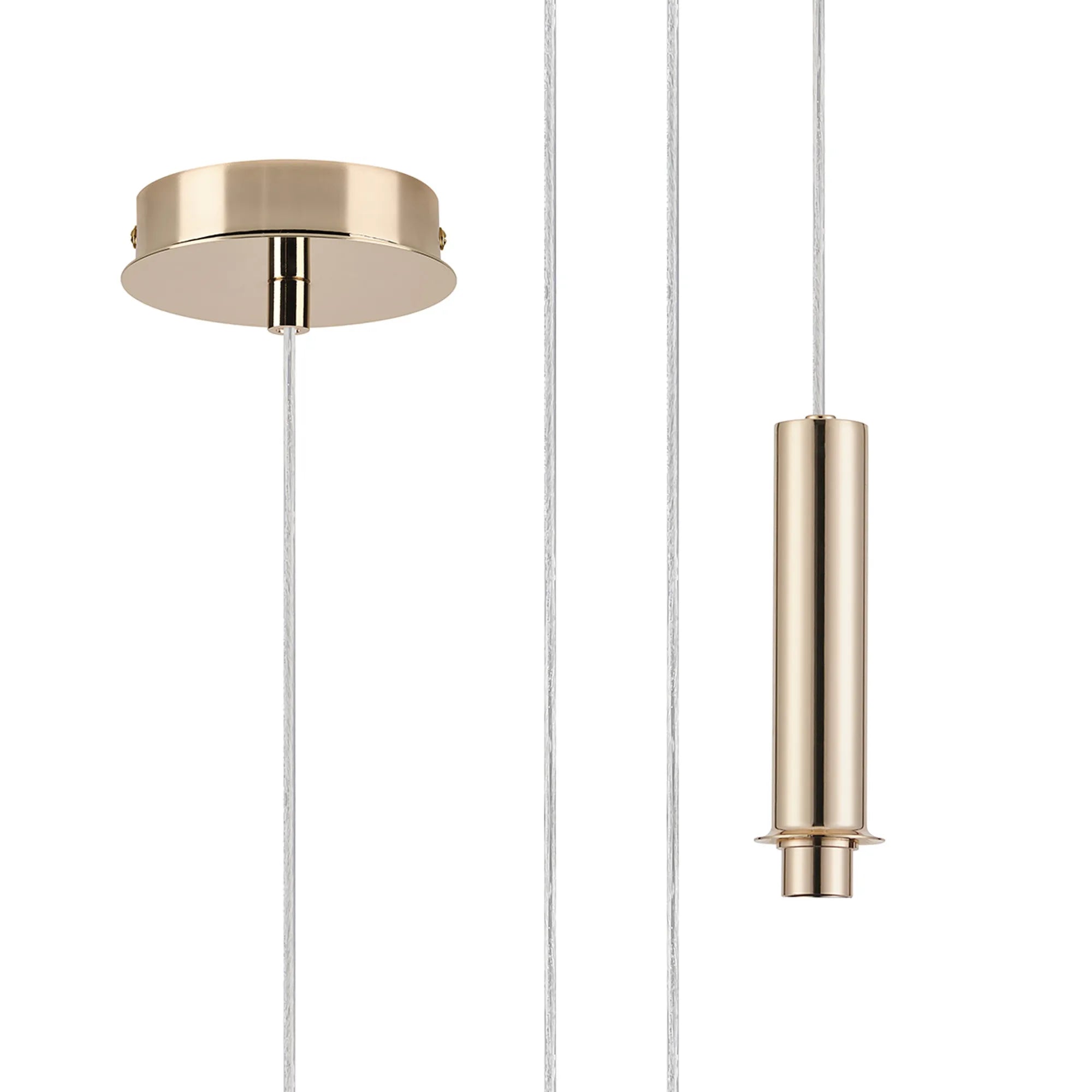 Wick 1.7m/5m Single Pendant G9 Suspension Kit- Various Finishes