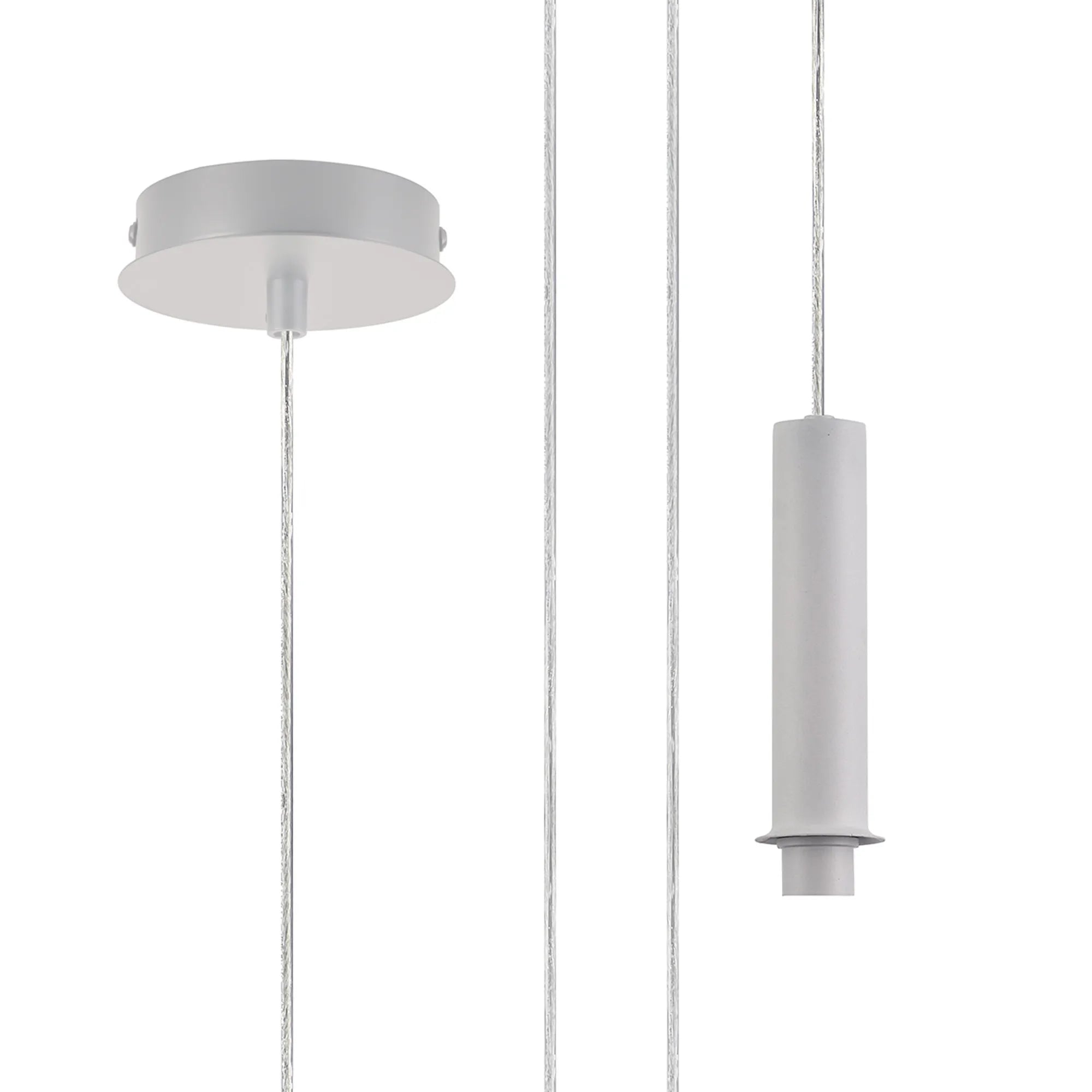 Wick 1.7m/5m Single Pendant G9 Suspension Kit- Various Finishes