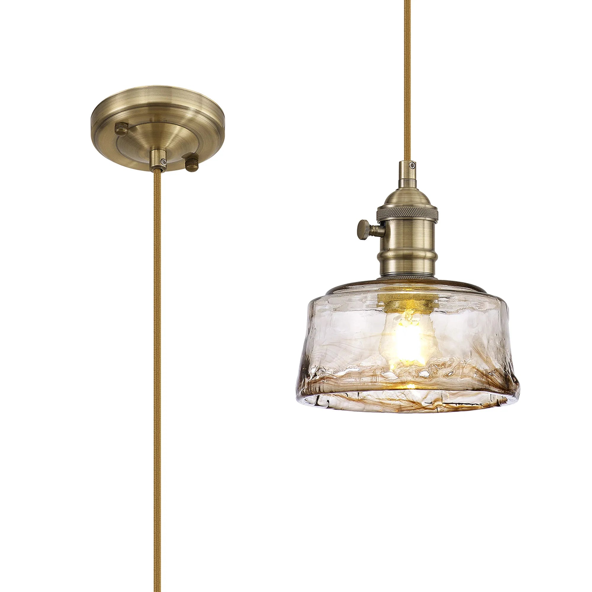 Wilma 1.5m Switched Pendant- Various Finishes