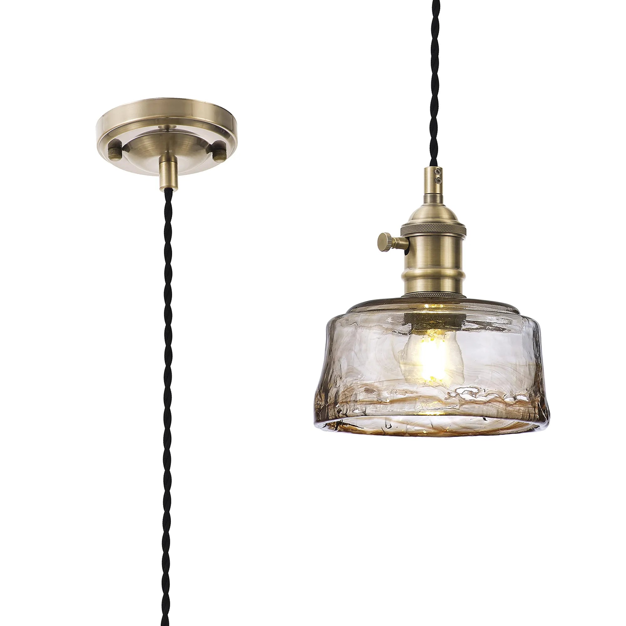 Wilma 1.5m Switched Pendant- Various Finishes