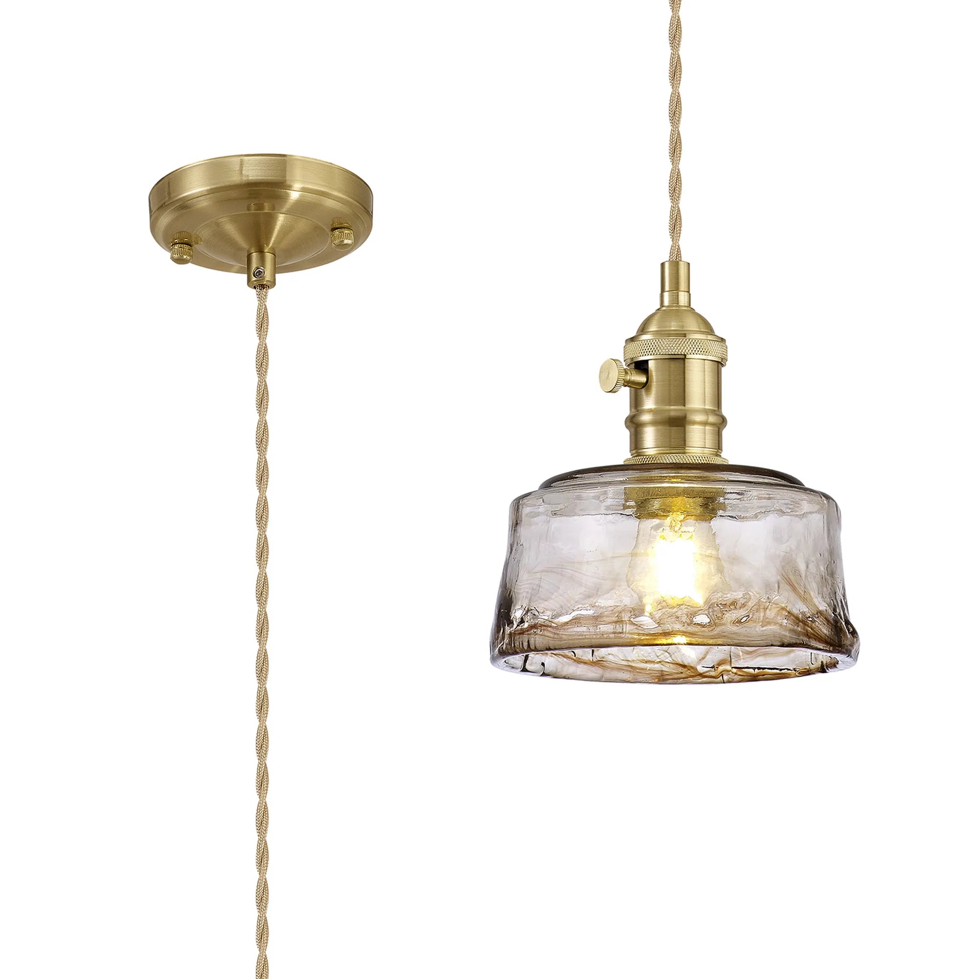 Wilma 1.5m Switched Pendant- Various Finishes