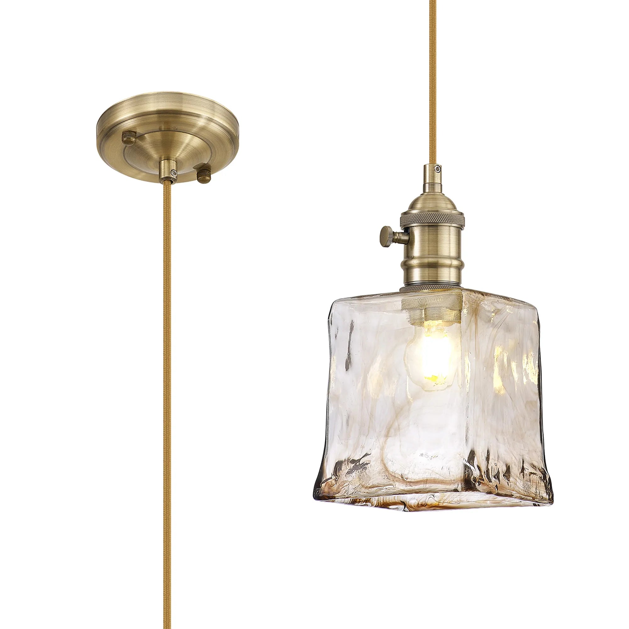Wilma 1.5m Switched Pendant- Various Finishes