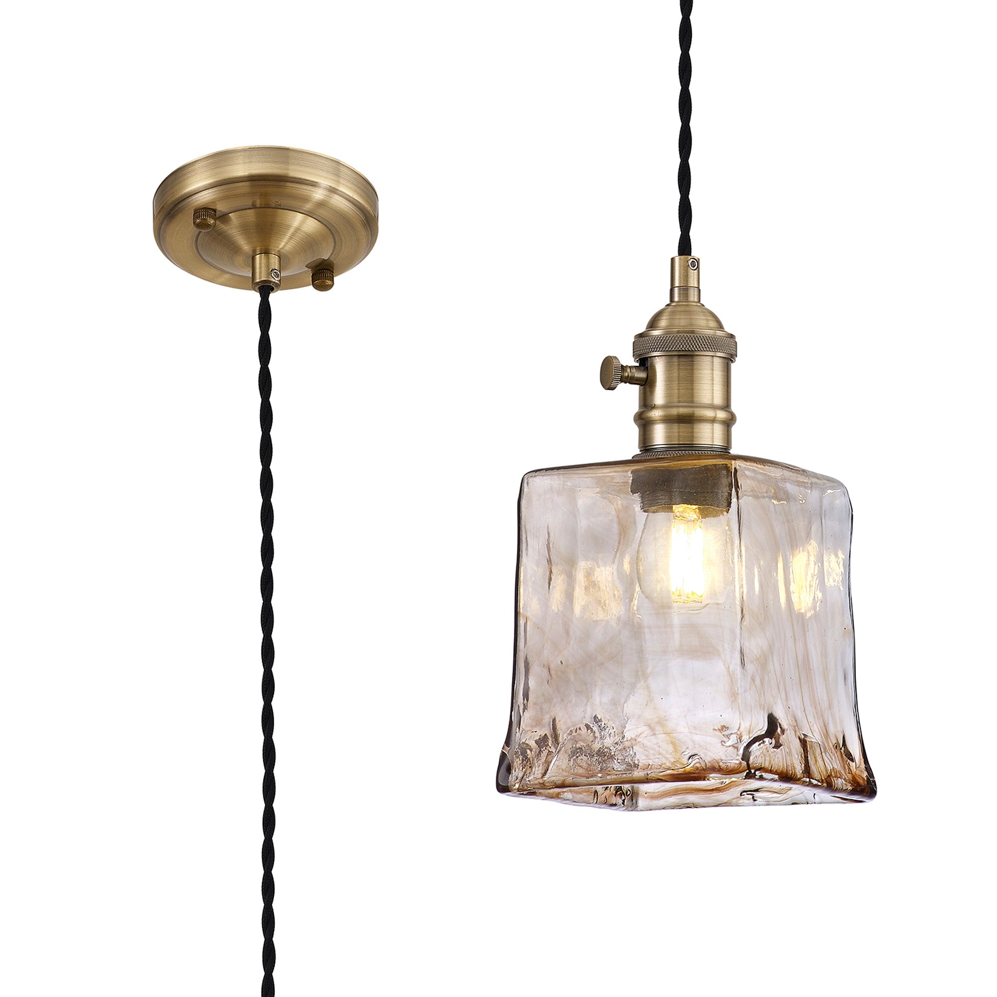 Wilma 1.5m Switched Pendant- Various Finishes