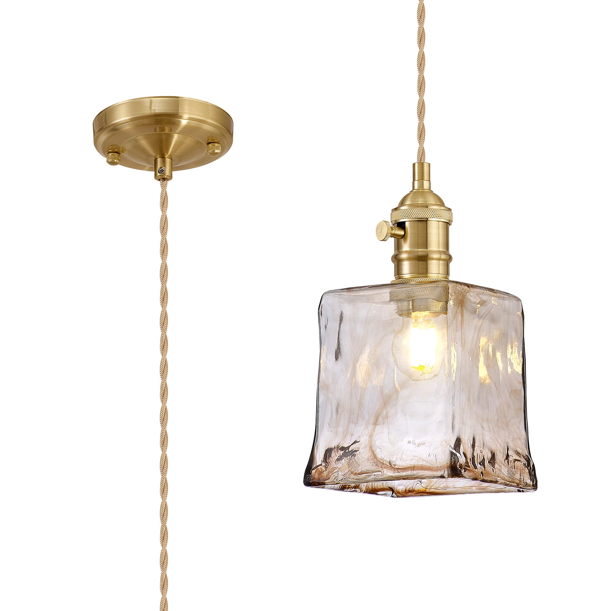 Wilma 1.5m Switched Pendant- Various Finishes