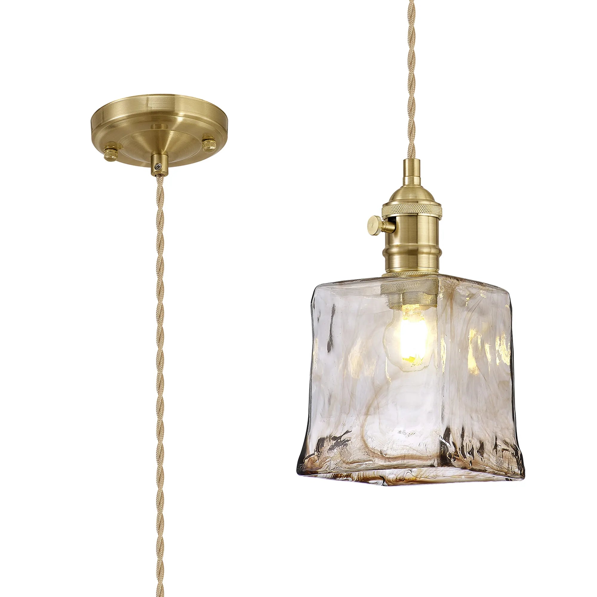 Wilma 1.5m Switched Pendant- Various Finishes
