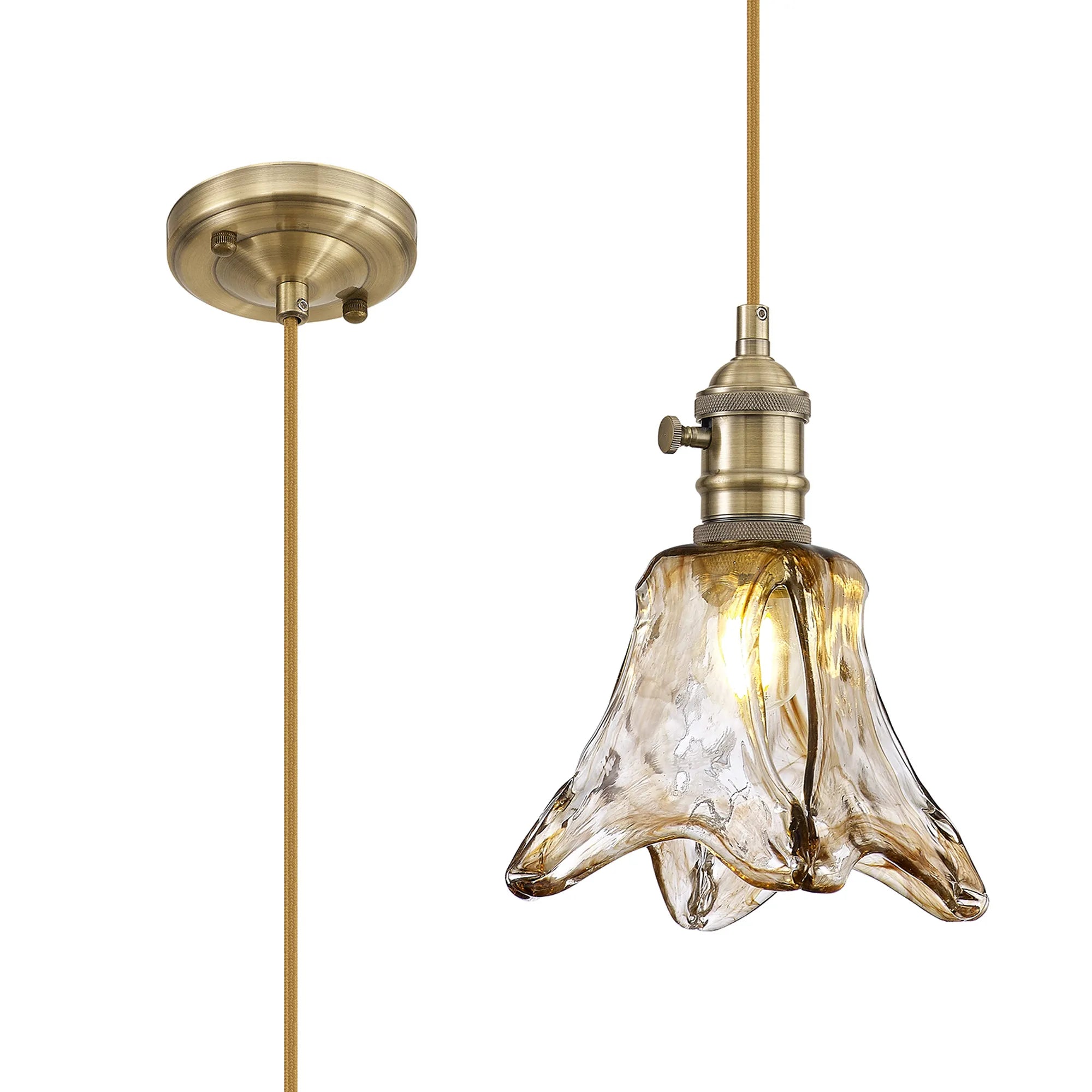 Wilma 1.5m Switched Pendant- Various Finishes