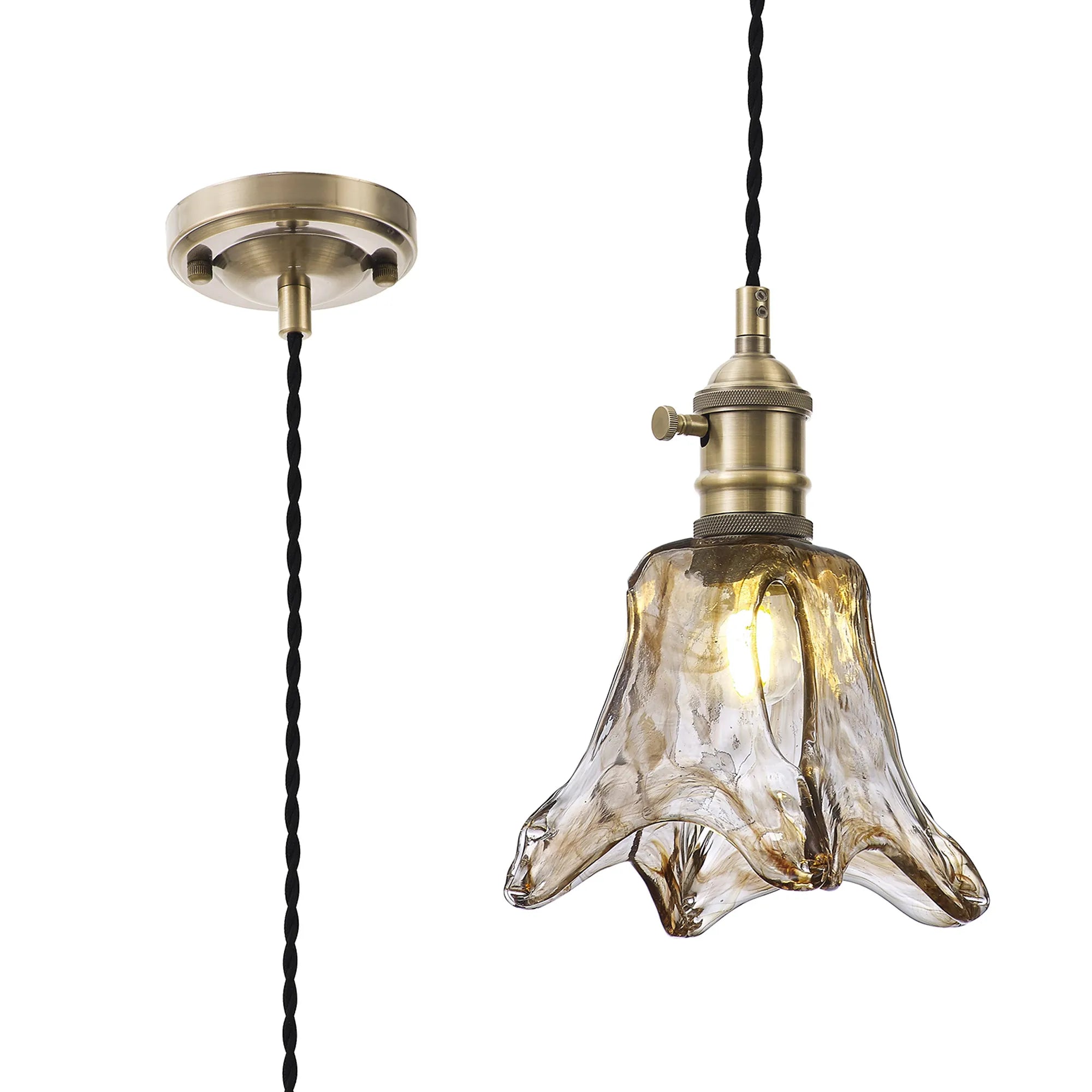 Wilma 1.5m Switched Pendant- Various Finishes