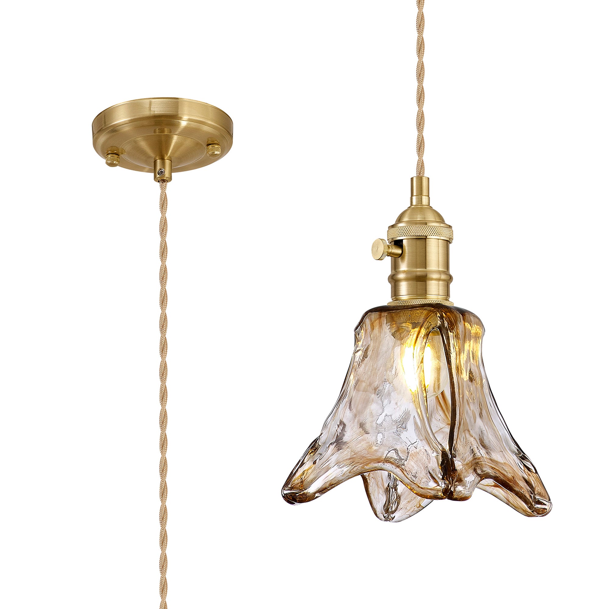 Wilma 1.5m Switched Pendant- Various Finishes