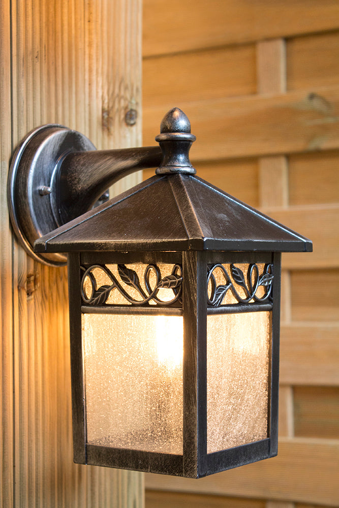 Winchcombe Wall Lantern – Black Finish