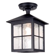 Winchester Porch Lantern – Black Finish