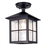 Winchester Porch Lantern – Black Finish