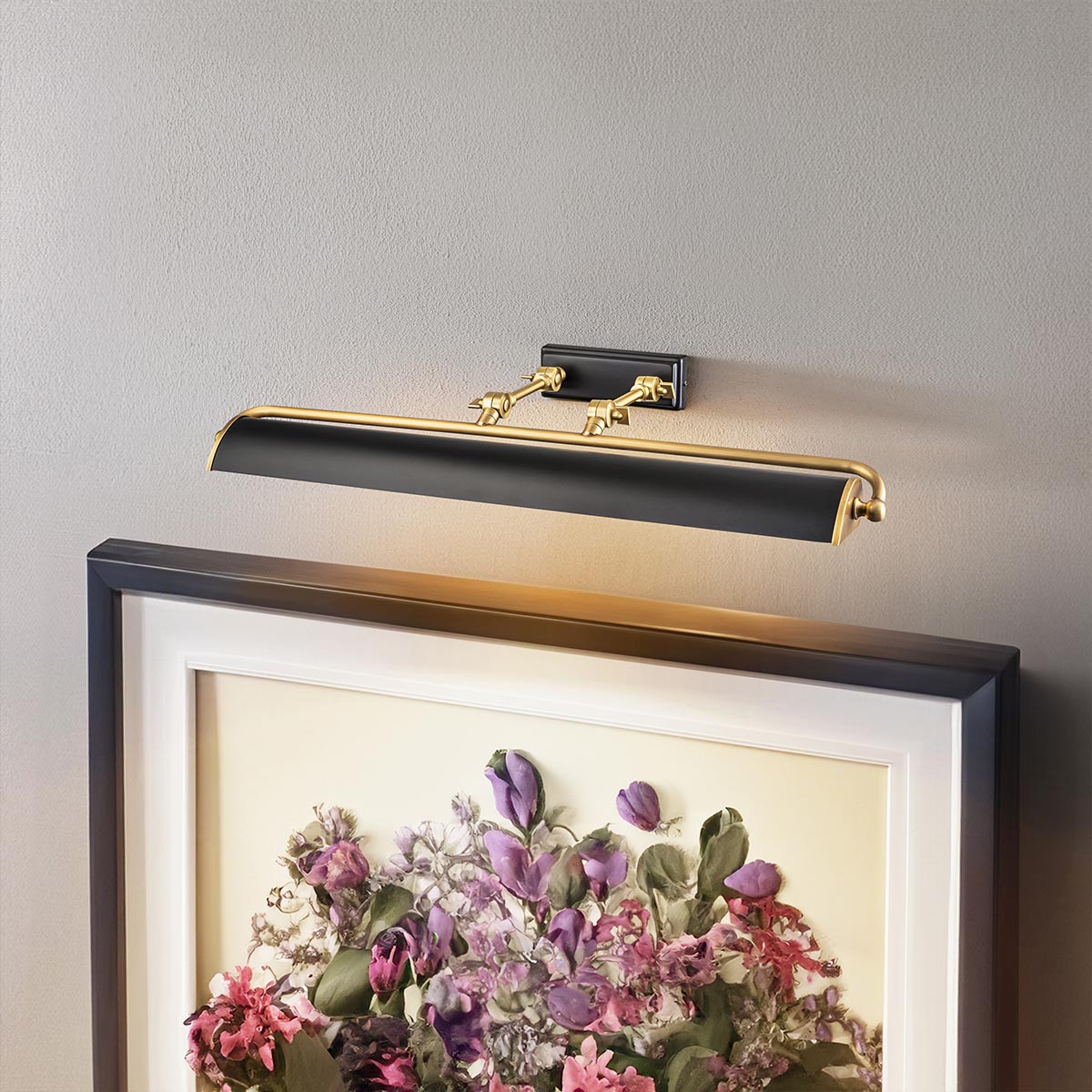 Winchfield 2lt Small/Large Picture Light - In Various Finishes E14