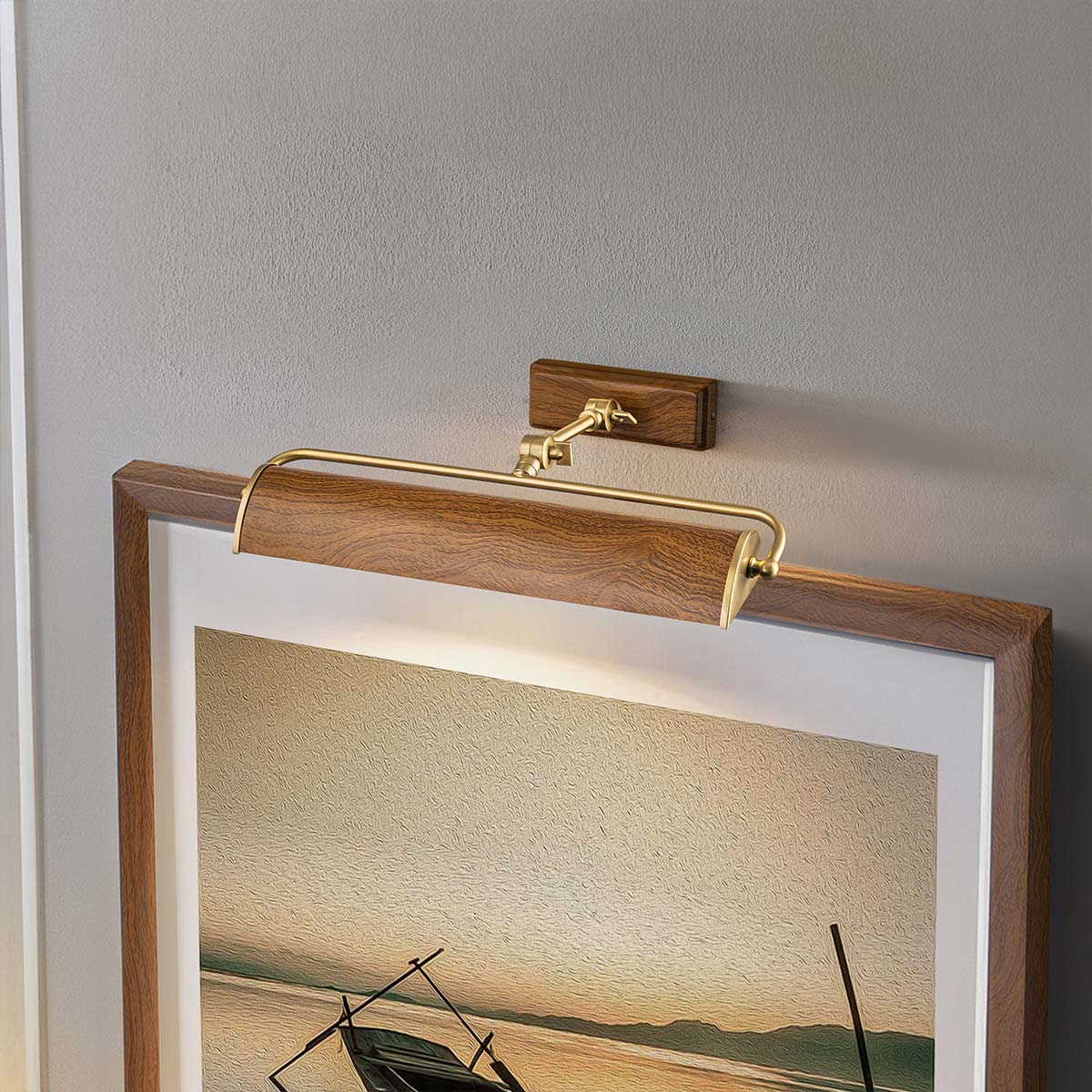 Winchfield 2lt Small/Large Picture Light - In Various Finishes E14