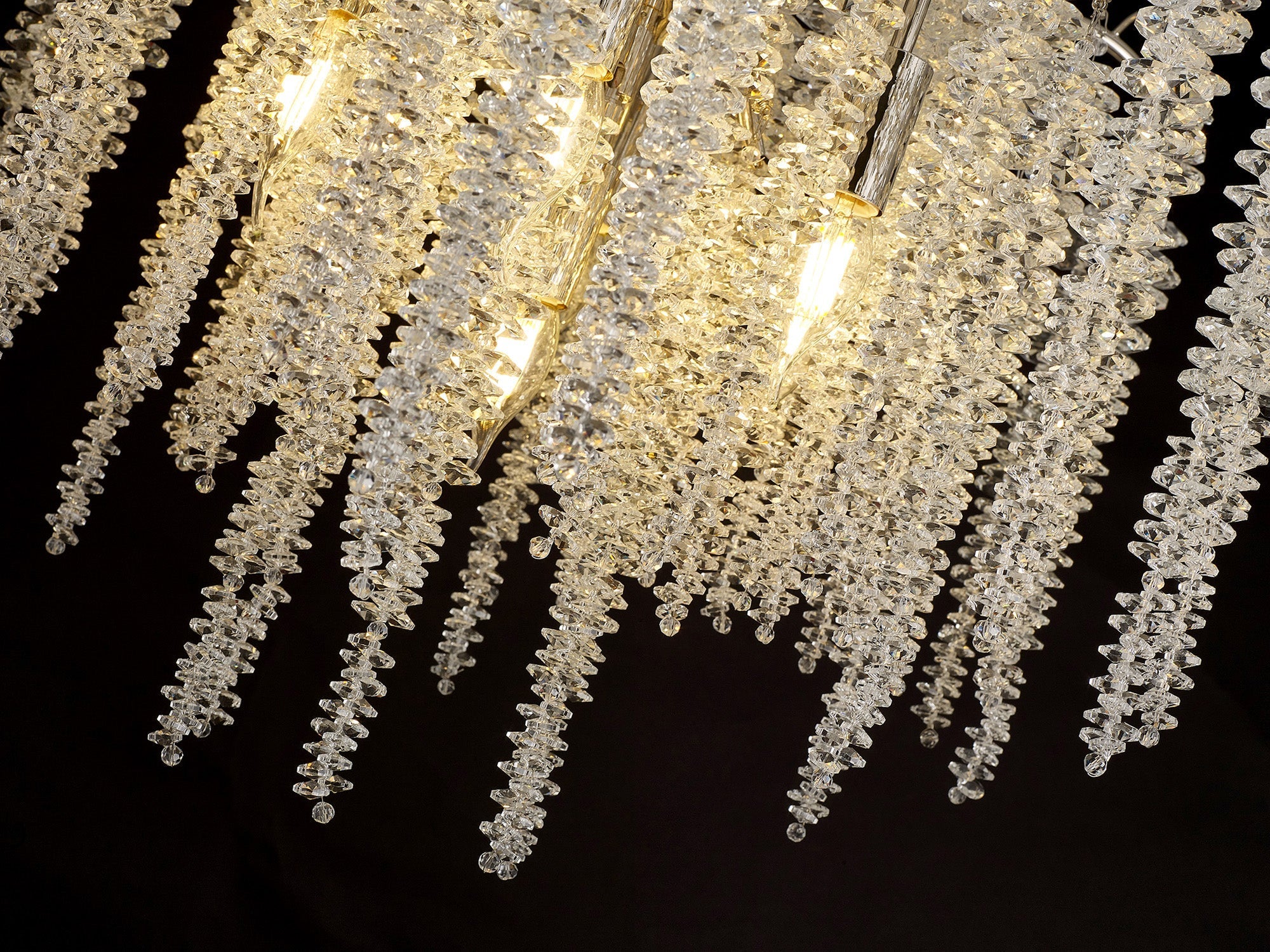 Chantilly 9/7 Light E14, Polished Nickel/French Gold/Crystal