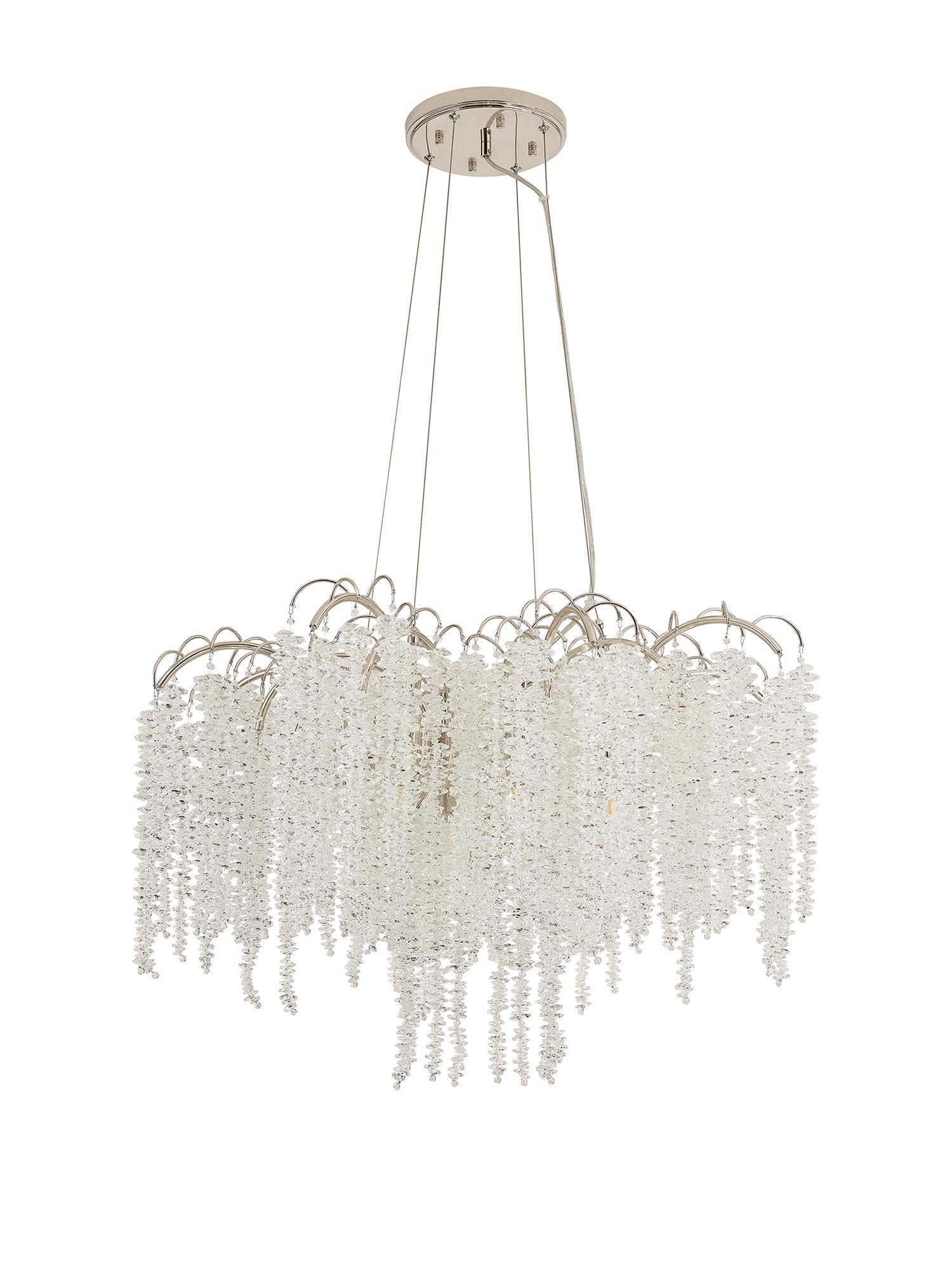 Chantilly 9/7 Light E14, Polished Nickel/French Gold/Crystal