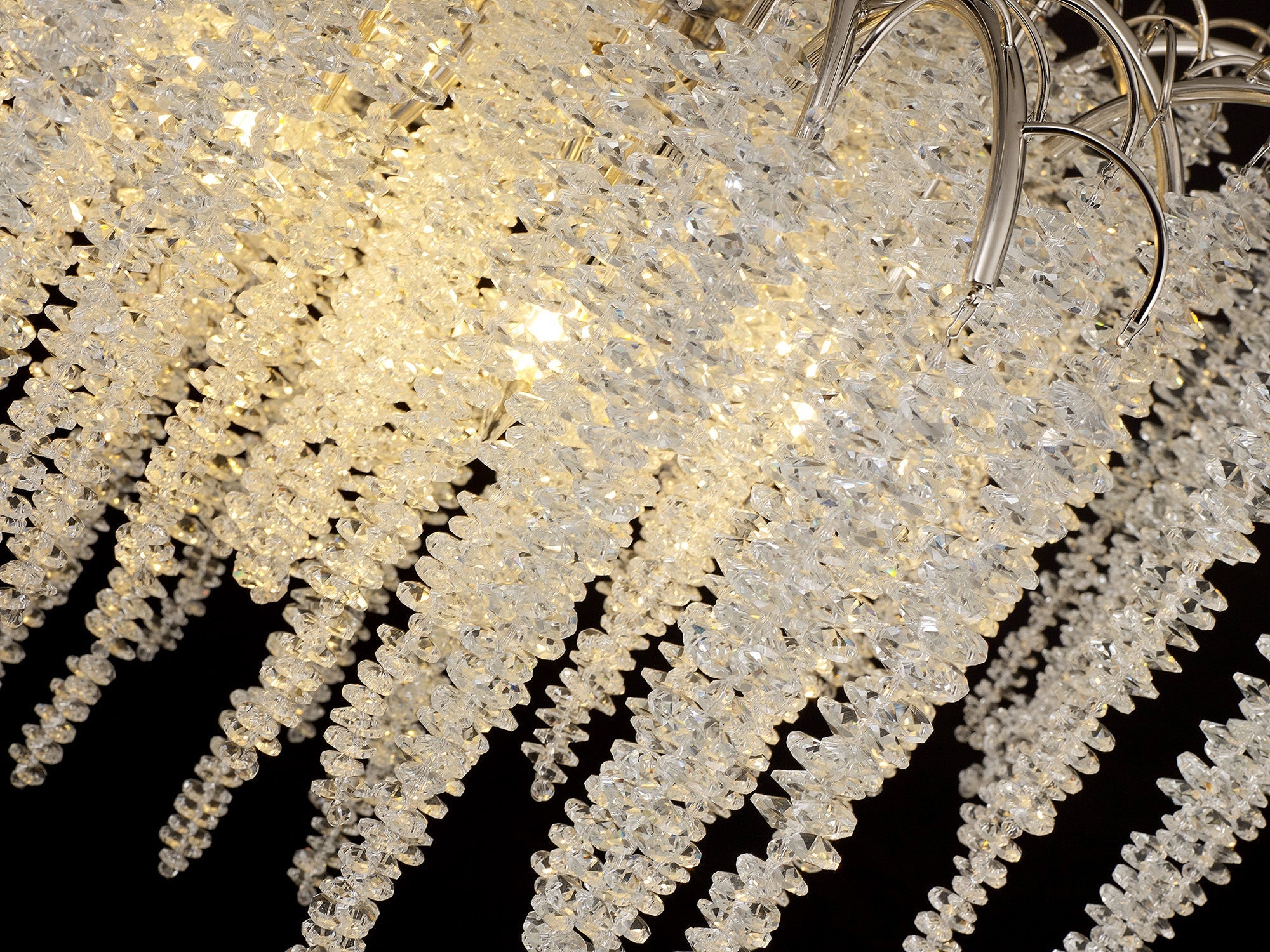 Chantilly 9/7 Light E14, Polished Nickel/French Gold/Crystal